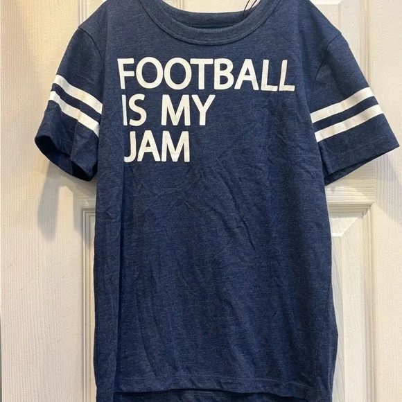 NWT Chaser “Football Is My Jam” Graphic Tee – Size 10 (Kids) Soft Cotton Blend - Picture 7 of 10